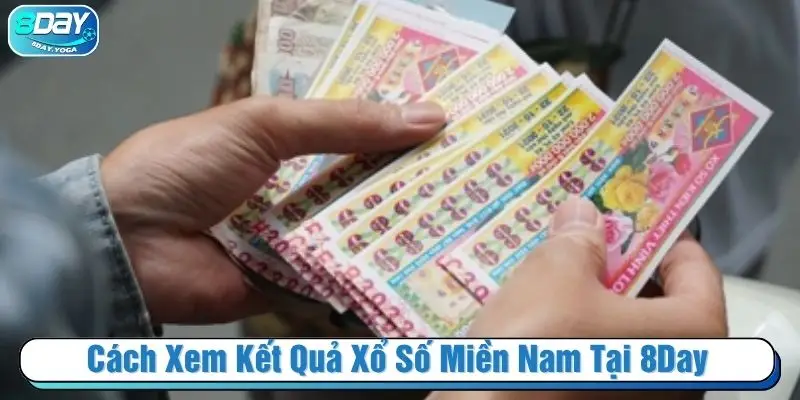 Cách xem kết quả xổ số miền Nam tại 8Day