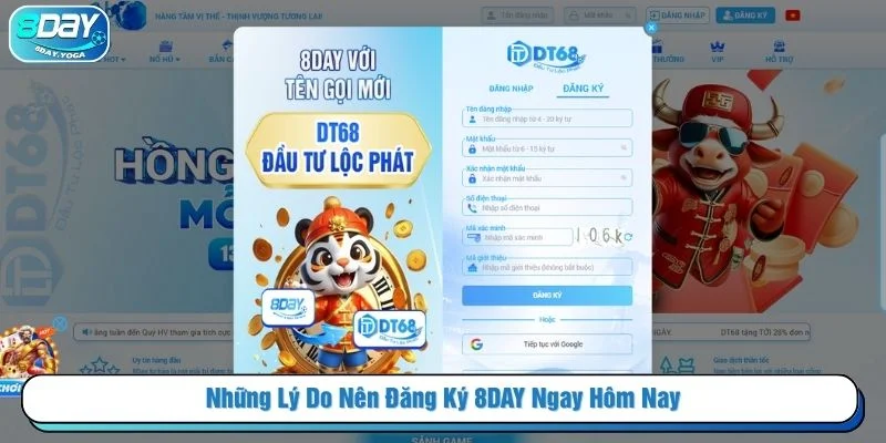 Người chơi cần đăng ký đúng cách