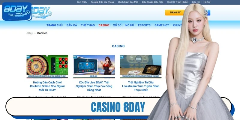 Công thức cá cược Casino 8DAY chắc chắn sẽ giúp ích cho bạn