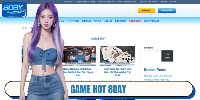 Đây là nơi 8DAY sẽ đánh giá các sản phẩm cá cược HOT